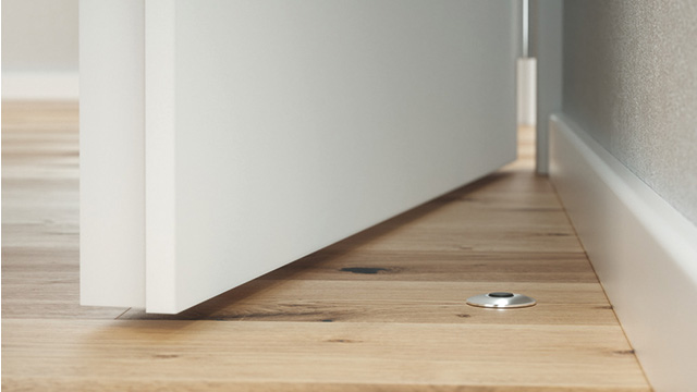 Fermaporta Camper APT Fermaporta In 2 Pezzi, Colore Bianco, Per Roulotte, Camper, Barca Blocca Porte - Foto 6